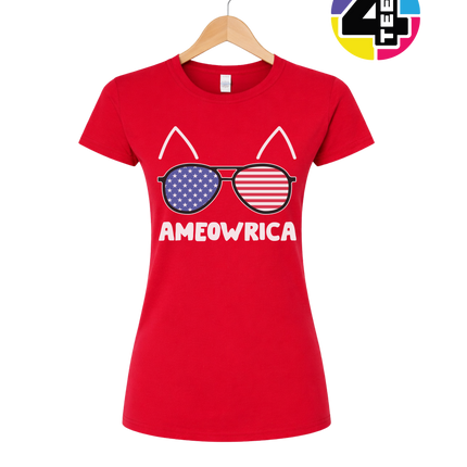 Ameowrica Cat Shades Women's Tee