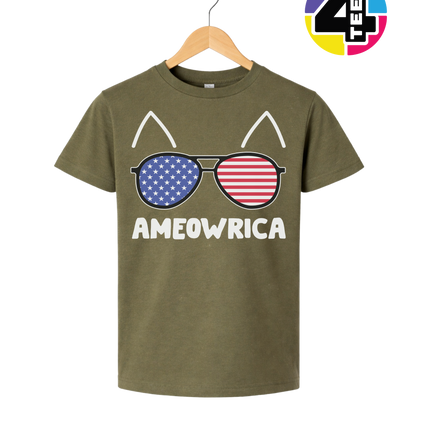 Ameowrica Cat Shades Youth Tee