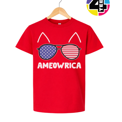 Ameowrica Cat Shades Youth Tee