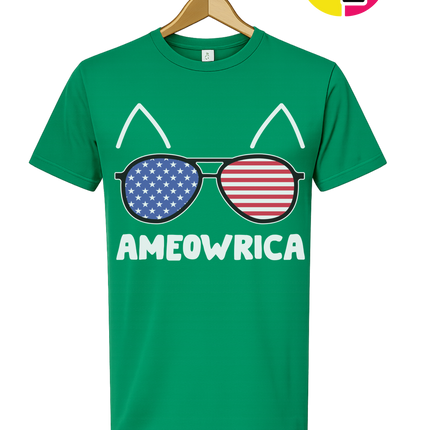 Ameowrica Cat Shades Tee