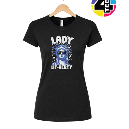 Lady Lit-berty Women's Tee