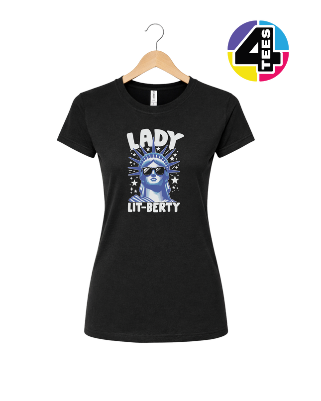 Lady Lit-berty Women's Tee