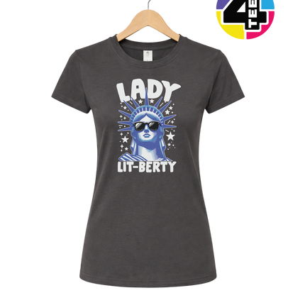 Lady Lit-berty Women's Tee