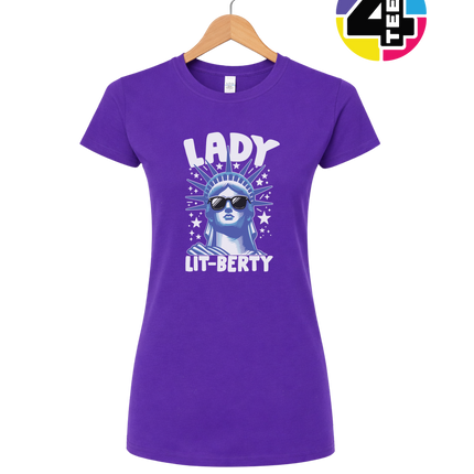 Lady Lit-berty Women's Tee