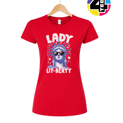 Lady Lit-berty Women's Tee