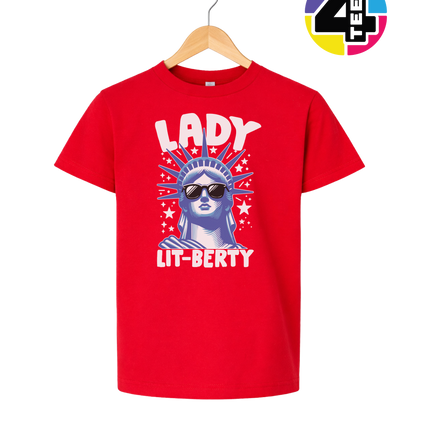 Lady Lit-berty Youth Tee