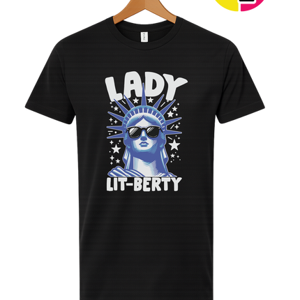 Lady Lit-berty Tee