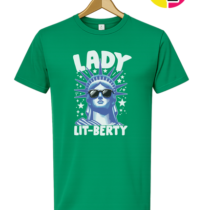 Lady Lit-berty Tee