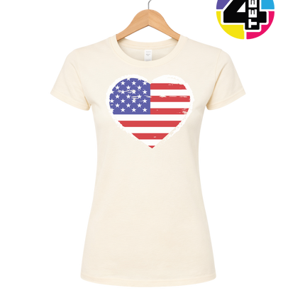 Heart of Freedom Women's Tee