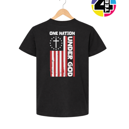 One Nation Under God Flag Youth Tee