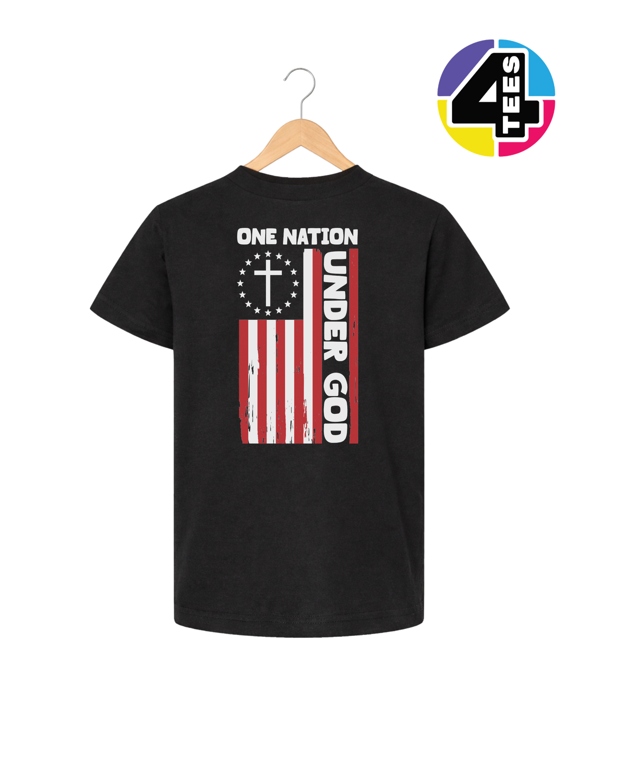 One Nation Under God Flag Youth Tee
