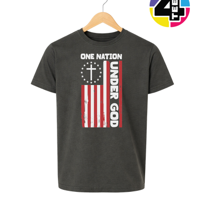 One Nation Under God Flag Youth Tee