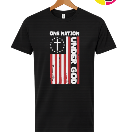 One Nation Under God Flag Tee