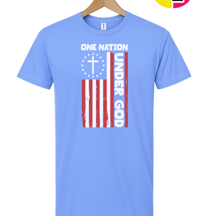 One Nation Under God Flag Tee