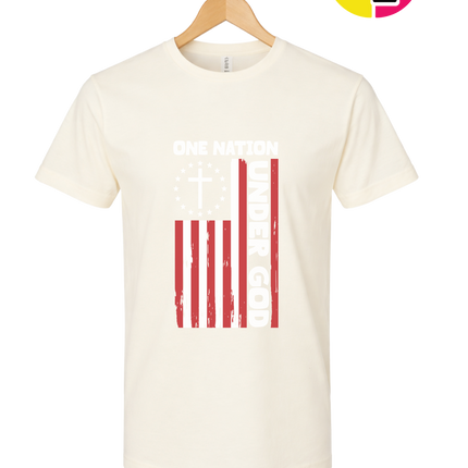 One Nation Under God Flag Tee