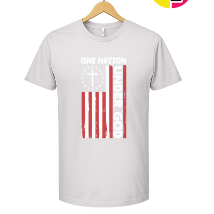 One Nation Under God Flag Tee