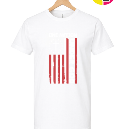 One Nation Under God Flag Tee