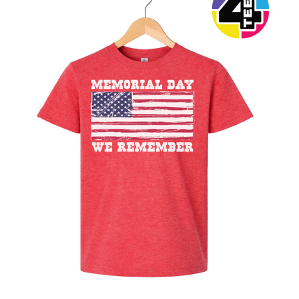 Memorial Day We Remember Youth Tee