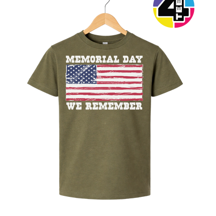 Memorial Day We Remember Youth Tee