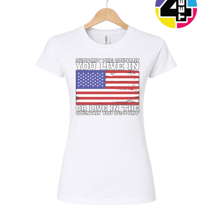 Support the Country You Love Women's Tee