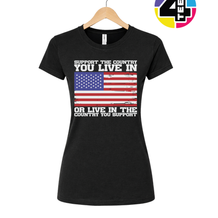 Support the Country You Love Women's Tee