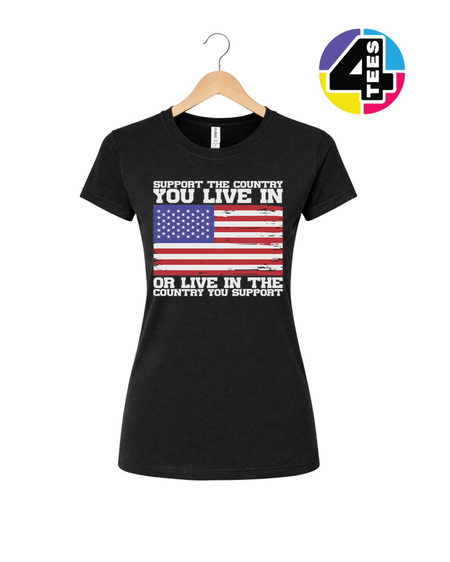 Support the Country You Love Women's Tee