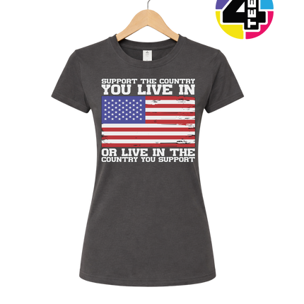 Support the Country You Love Women's Tee