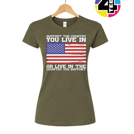 Support the Country You Love Women's Tee