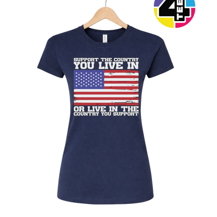 Support the Country You Love Women's Tee