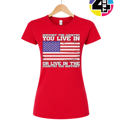 Support the Country You Love Women's Tee