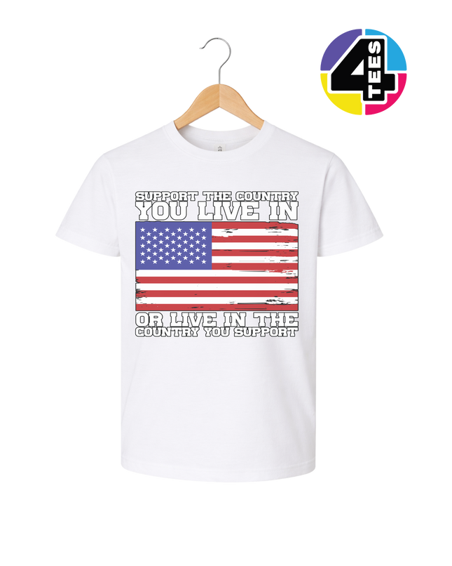 Support the Country You Love Youth Tee