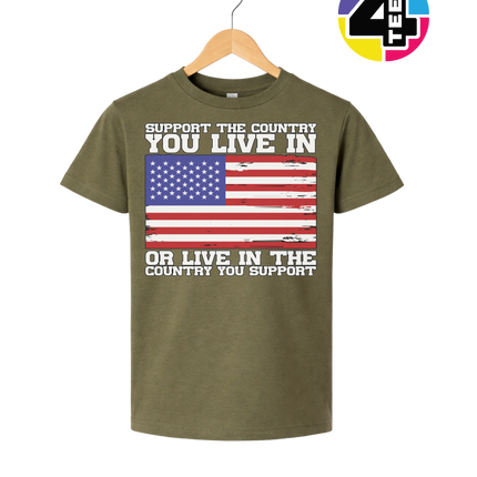Support the Country You Love Youth Tee