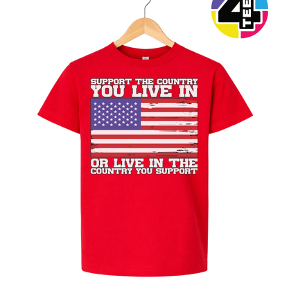 Support the Country You Love Youth Tee