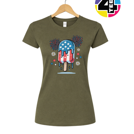 Freedom Frank Party Pup Women's Tee