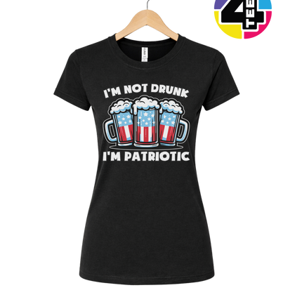 I’m Not Drunk I’m Patriotic Women's Tee