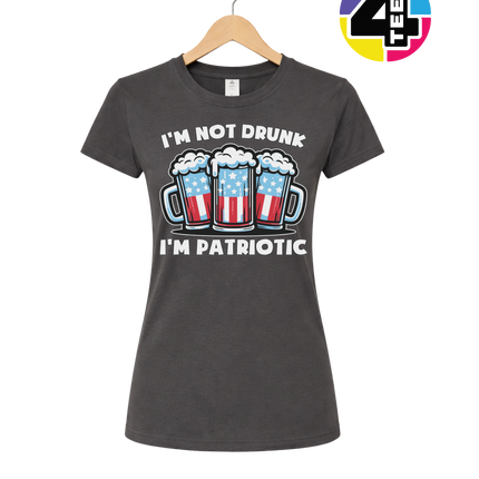 I’m Not Drunk I’m Patriotic Women's Tee