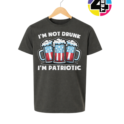 I’m Not Drunk I’m Patriotic Youth Tee