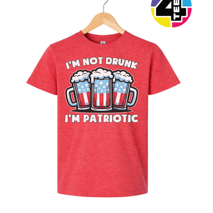 I’m Not Drunk I’m Patriotic Youth Tee