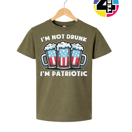 I’m Not Drunk I’m Patriotic Youth Tee