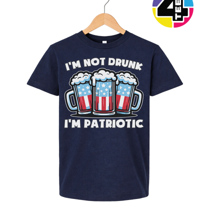 I’m Not Drunk I’m Patriotic Youth Tee