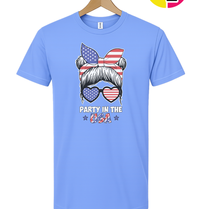 Patriotic Party Bow Tee