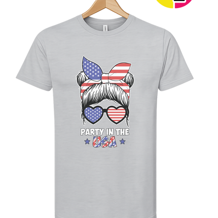Patriotic Party Bow Tee