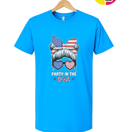 Patriotic Party Bow Tee