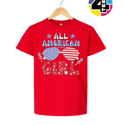 All American Girl Shades Youth Tee