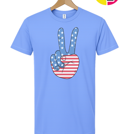 Stars & Stripes Peace Sign Tee