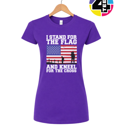 Stand for the Flag Honor the Cross Women's Tee