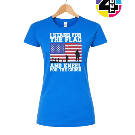 Stand for the Flag Honor the Cross Women's Tee