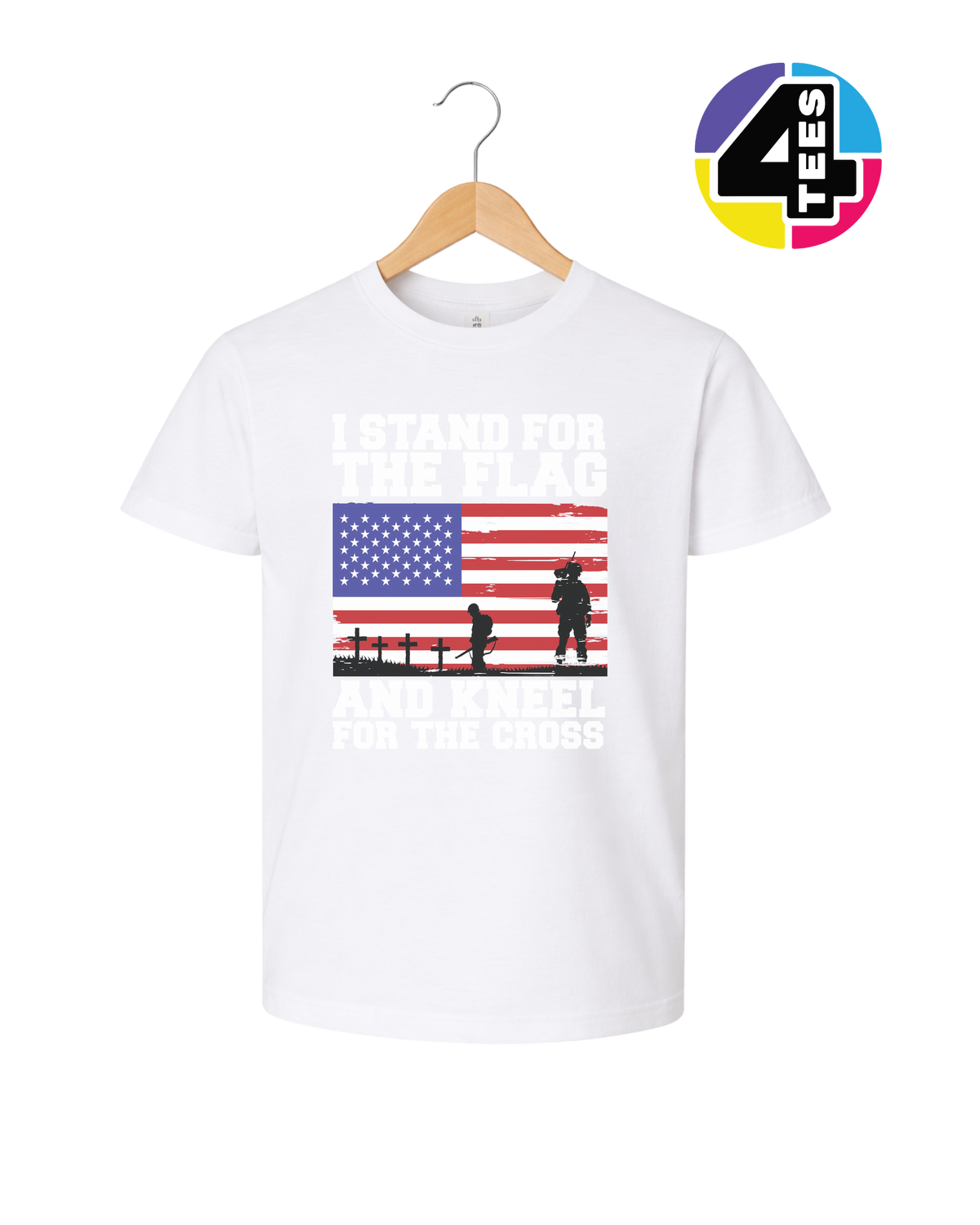 Stand for the Flag Honor the Cross Youth Tee