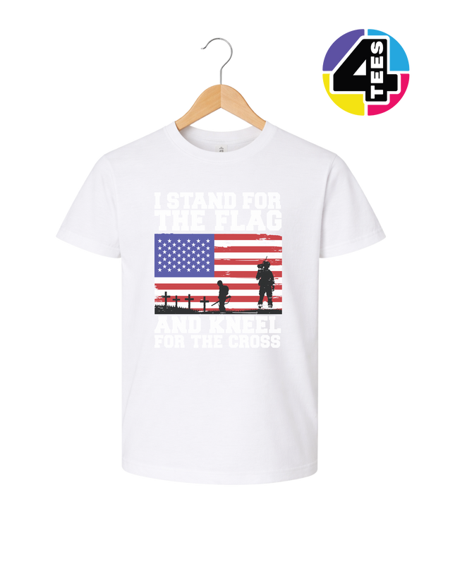 Stand for the Flag Honor the Cross Youth Tee