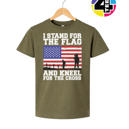 Stand for the Flag Honor the Cross Youth Tee